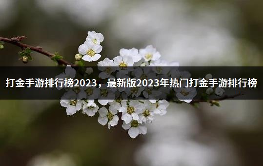 打金手游排行榜2023，最新版2023年热门打金手游排行榜-1