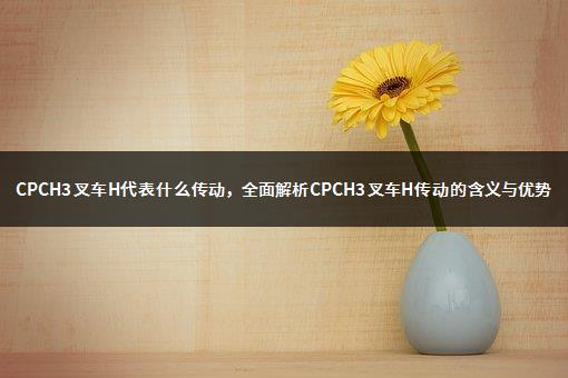 CPCH3叉车H代表什么传动，全面解析CPCH3叉车H传动的含义与优势-1