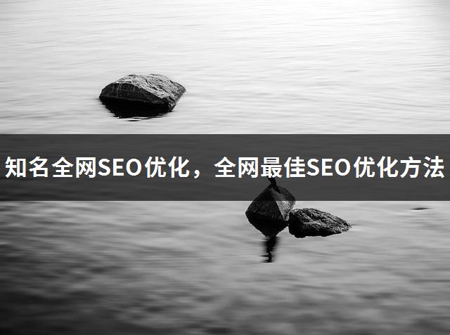 知名全网SEO优化，全网最佳SEO优化方法-1