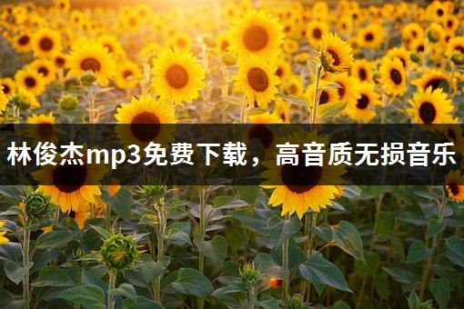 林俊杰mp3免费下载，高音质无损音乐-1